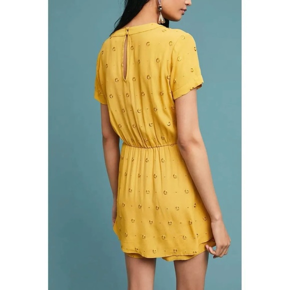 NWT Anthropologie Ett:twa Merigold Short Sleeve Romper Dress - Picture 4 of 5